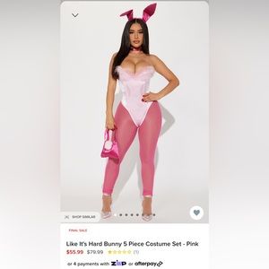 Pink Bunny Costume